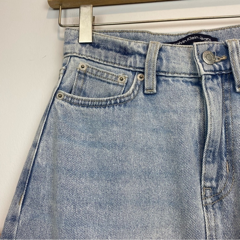 Calvin Klein • cargo denim midi skirt - Picture 8 of 14